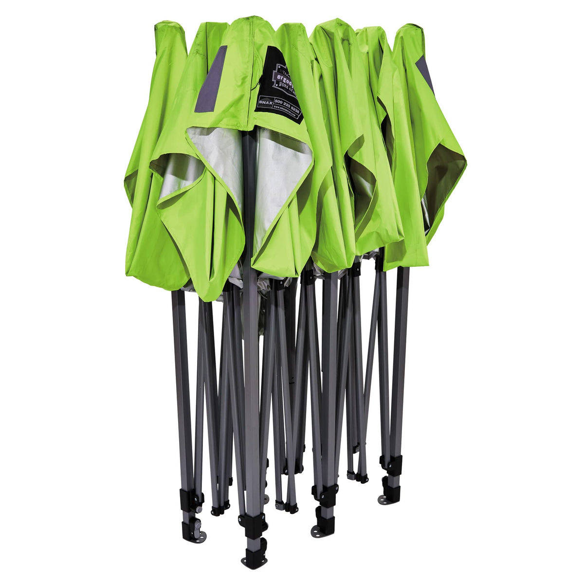 Pop Up Canopy Tent by Ergodyne – Single, Polyester, Lime, Model 12915