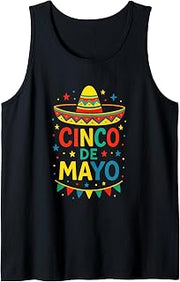 Cinco DE Mayo - Mexican Fiesta Fun Vibes Tank Top