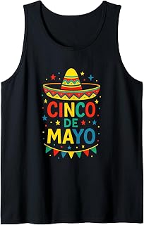 Cinco DE Mayo - Mexican Fiesta Fun Vibes Tank Top