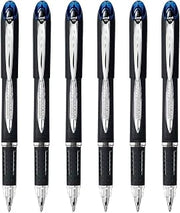 Uni-Ball Jetstream Rollerball Pen, 1.0mm, Bold Point, 6-Count (Blue, Bold)
