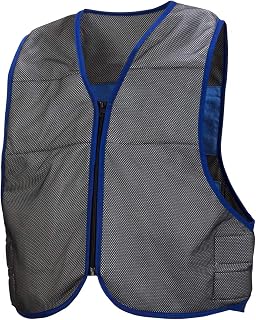 Pyramex Safety CV100M Cooling Vest - Gray and Blue - Size Medium-Extra Large
