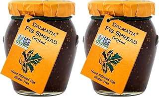 Dalmatia Fig Spread, 8.5 oz | All-Natural, Non-GMO, Award-Winning Mediterranean Spread | Perfect for Cheese Boards, Toast & Baking | Product of Croatia (Pack of 2)