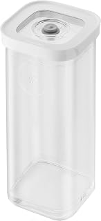 ZWILLING FRESH & SAVE CUBE Box, size 3S, modular & stackable container, airtight & vacuumable storage, dishwasher friendly, transparent