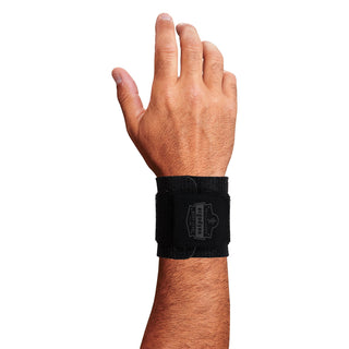 ProFlex 415 Neoprene Wrist Wrap Support by Ergodyne – One Size, Neoprene, Black, Model 72105