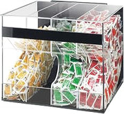 Cal-Mil 866 High Capacity Packet Display, 18.5" Width x 16.5" Diameter x 16" Height, Clear