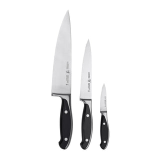 Forged Synergy 3-pc Starter Knife Set by HENCKELS – 3-pc, Stainless Steel, Black/Stainless Steel, Pack of 3, Model 16021-000