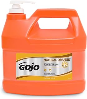 GOJO Natural Orange Liquid Hand Soap, Orange Citrus Scent, 128 oz. (0945-04)