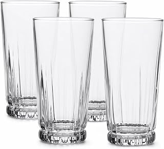Anchor Hocking Aniston Drinking Glasses (4-Pieces, 15-ounce, dishwasher safe)