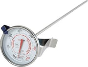 Winco 2-Inch Dial Deep Fry/Candy Thermometer with 12-Inch Probe