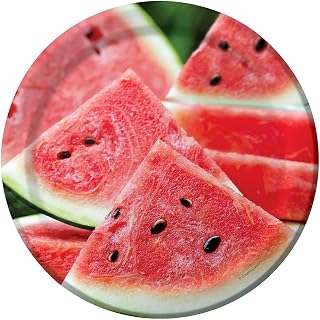 Creative Converting 8 Count Sturdy Style Round Paper Plates, 8.75", Summer Seeds