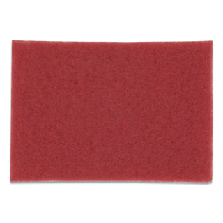 Red Buffer Pad by 3M – 20 inches x 14 inches, Bamboo, Red, Pack of 10, Model 048011592589