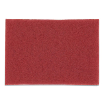 Red Buffer Pad by 3M – 20 inches x 14 inches, Bamboo, Red, Pack of 10, Model 048011592589
