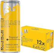 Red Bull Energy Drink, Tropical, Yellow Edition
