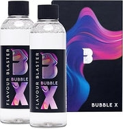 flavour blaster Edible Cocktail Bubble Mixture - 2X 6.1oz Bottles | Vegan & Non-Toxic Bubble Gun Mixture for Drinks | 1000 Bubbles per Bottle | Bartender & Mixology Gift for Home