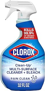 Clorox Clean-Up Multi-Surface Cleaner with Bleach, Rain Clean, Spray, 32 Fl Oz (Package May Vary)