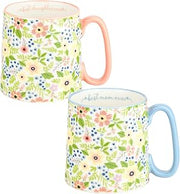 10 Strawberry Street Bella Mother’s Day Coffee Mug Set for Mom, 2-Piece Ceramic Gift Set (Best Duo)