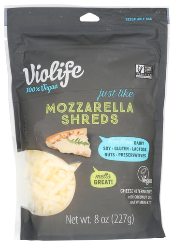 Just Like Mozzarella Shreds by Violife – 8 Ounce (Pack of 1), Model 0810934030208