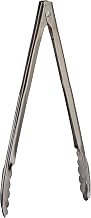 Tongs, 12" Length x 6.125" Width, Silver by American Metalcraft – silver, Model UT1200