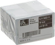 Zebra Technologies Zebra 104523-111 Plastic Sheets, Premier PVC 30 ml, Pack of 100