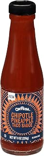 Ortega Chipotle Pineapple Taco Sauce, Sweet and Spicy Sauce and Marinade, 8 Ounce