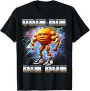 Udin Din Din Duni Italian Brainrot Meme Udindindundun Orange T-Shirt