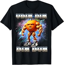 Udin Din Din Duni Italian Brainrot Meme Udindindundun Orange T-Shirt