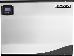 Maxx Ice Intelligent Series Modular Ice Machine, 30" W, 361 lbs, Half Dice Ice Cubes, in Stainless Steel with Black Trim (MIM370NH)