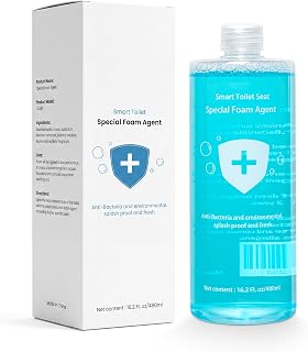 CANEST Smart Toilet Foam Shield – Splash Guard, Odor-Free & Fresh (1-Pack) | 16oz High-Efficiency Foaming Liquid, Robust Splashproof Cushion, Glaze-Protective Film, Simple Top-Up, Smart Toilet Essential