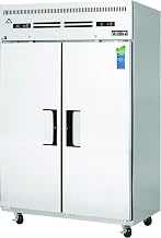 ESRF2A 49-5/8' Two-Door Solid Door Upright Reach-in Dual Temp Refrigerator/Freezer Combo, NSF