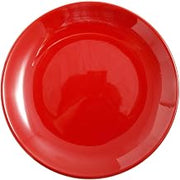 Yanco Two-tone Collection 7" Black and RED Melamine Round Plate, Coupe Shape Box of 48