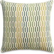 Michael Amini Eden Ashbury Seagrass Square Pillow Set of 2 with 100% Polyester Fabric Soft Plush Cushions Decorative Throw Pillows for Living Room Bedroom Couch Interior Design