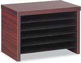 Alera Valencia Series Under-Counter File Organizer, 6 Sections, 15.75" x 9.88" x 10.88", Mahogany