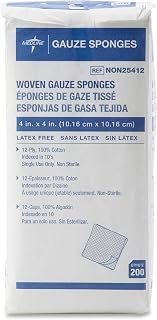 MIINON25412 - Medline Nonsterile Woven Gauze Sponges