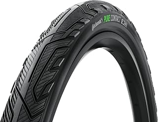 Continental Pure Contact - Folding, Urban and E-Bike Commuter Bicycle Tire - Built Tough to Ride Smooth - E50 Ebike Rated