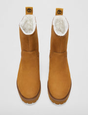 Women's Carnaby Cool Basic Warm Pull On Wr Chelsea Boot by Timberland – 7, Leather, Wheat