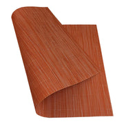 Wazaigur Placemat Set, 17.7 x 11.8 Inches, Orange
