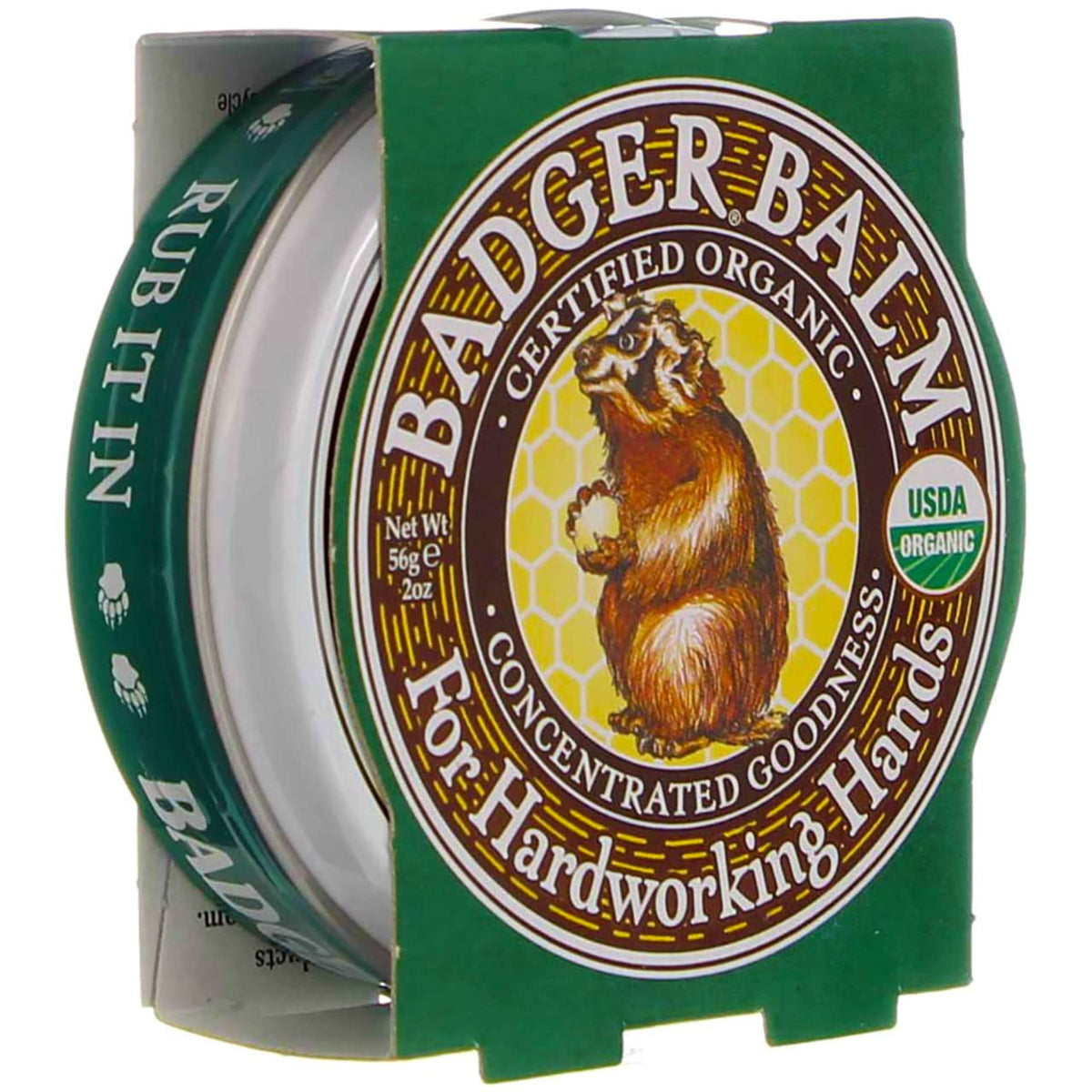 Balm 2z Tin Size 2z Badger Balm 2z Tin 2z – 2 Ounce (Pack of 4), Pack of 4, Model 366854