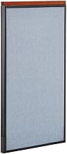 Global Industrial 24-1/4"W x 43-1/2"H Deluxe Office Partition Panel, Blue