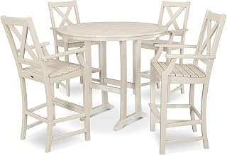 Polywood Braxton Bar Set, Sand
