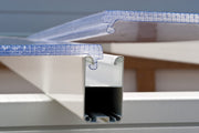 Palram White/Clear / 13' x 14' / Modern Awnings