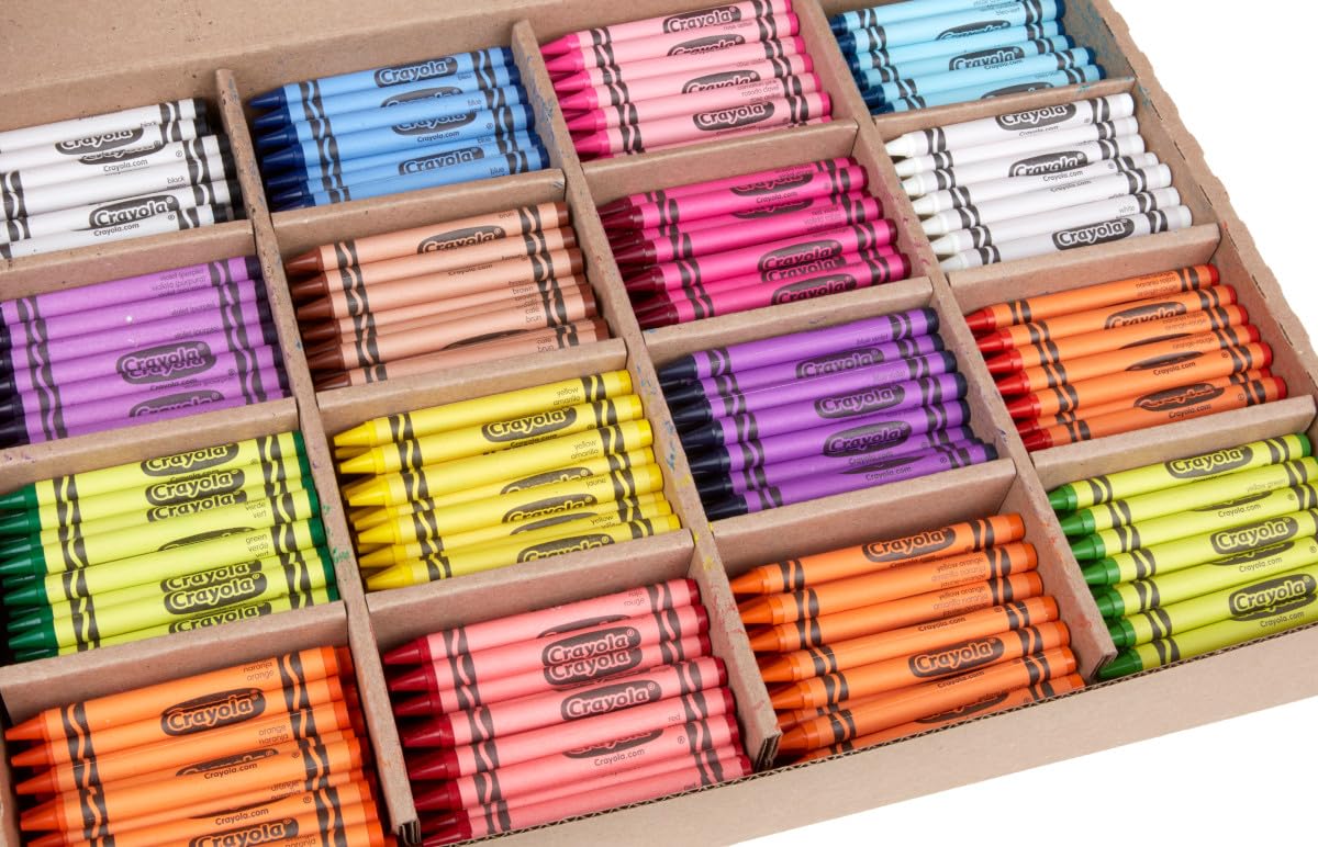 Crayon Classpack by Crayola – 800 Count (Pack of 1), Wax, Model 68-8024