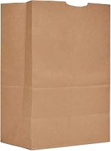 AJM Packaging Natural Kraft Grocery Sack - 500 per case.