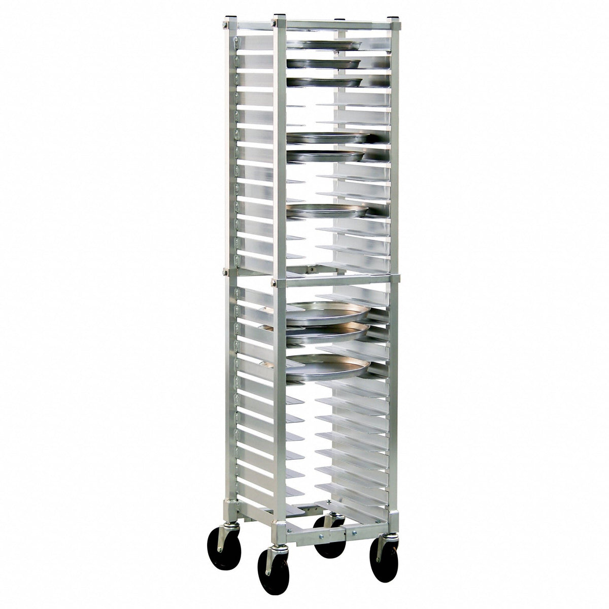 Pizza Pan Rack by NEW AGE – Aluminum, Multicolor, Model NS599A