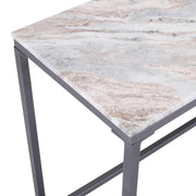 Wynn 50" Modern Luxe Solid Marble Sofa Console Table by Jofran Inc. – Marble, Grey Marble, Model 2568-4