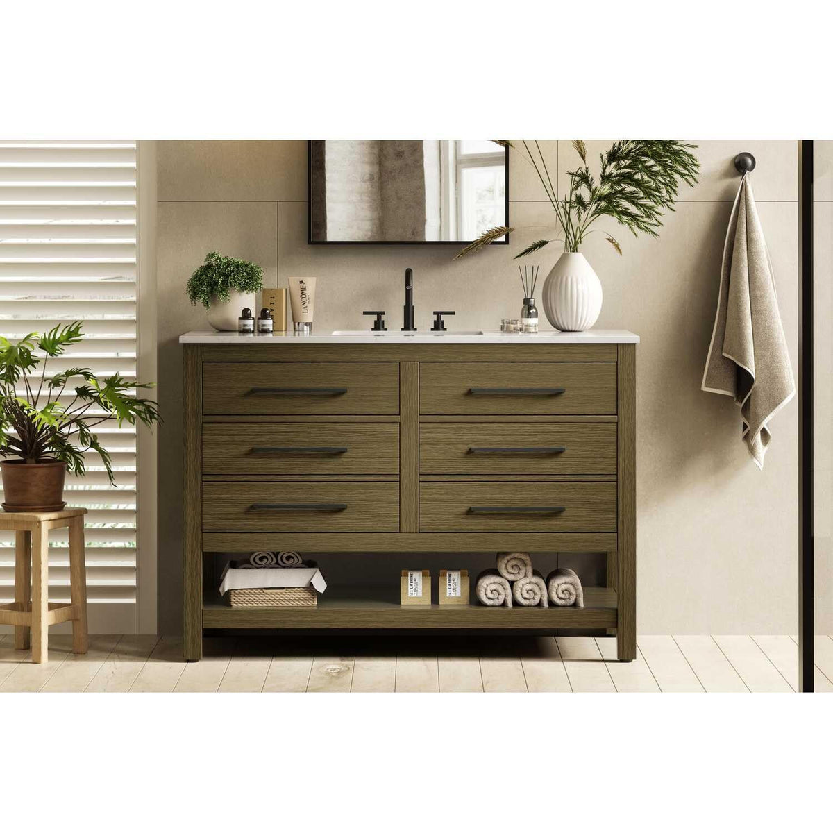 Bathroom Vanity Chestnut Brown by karson – Chestnut Brown