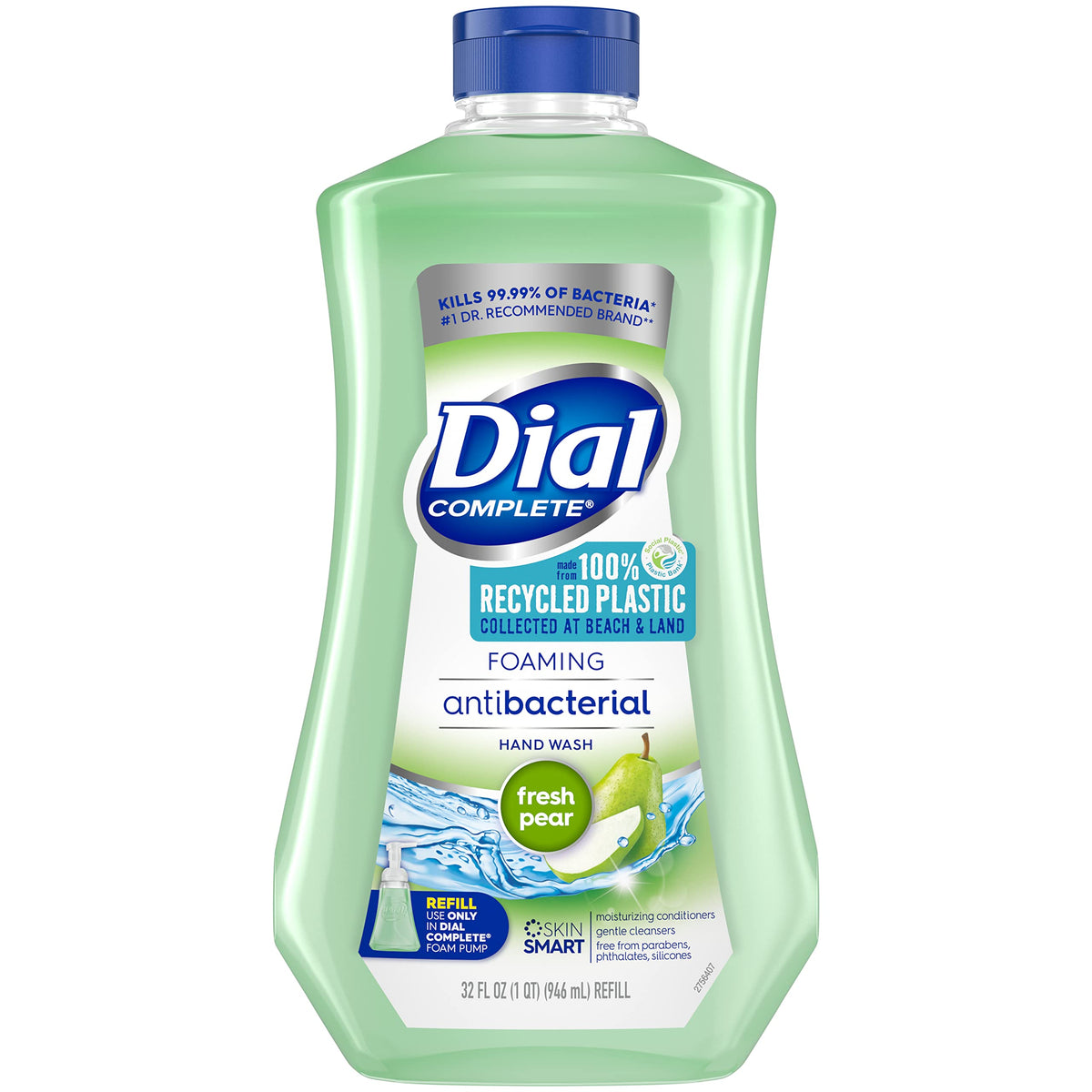 Dial 32 Fl Oz (Pack of 1) / Fresh Pear / No Color Hand Wash