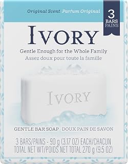 Ivory Simply Ivory Bath Bar for Unisex, 3 Count