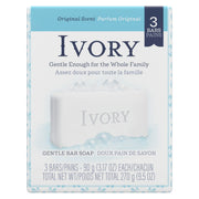 Simply Ivory Bath Bar for Unisex – 1 Count (Pack of 3), Black, Pack of 3, Model 32136