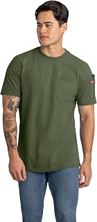 Red Kap Men's Short Sleeve Heavyweight Slim Fit Cotton T-Shirt