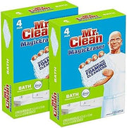 Mr. Clean Magic Eraser Bath Scrubber, 4 Count (Pack of 2)